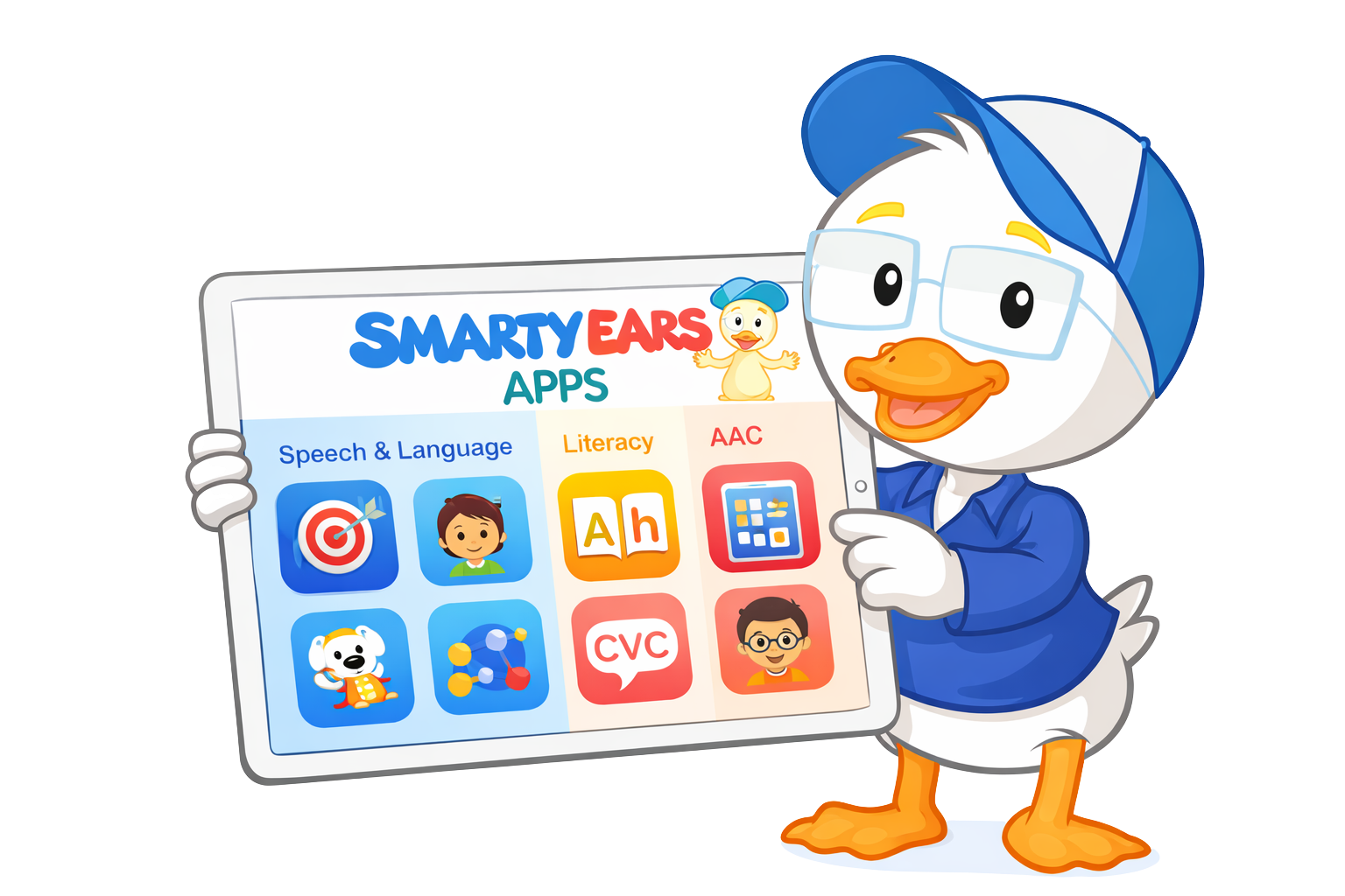Smarty Ears Duck Mascot