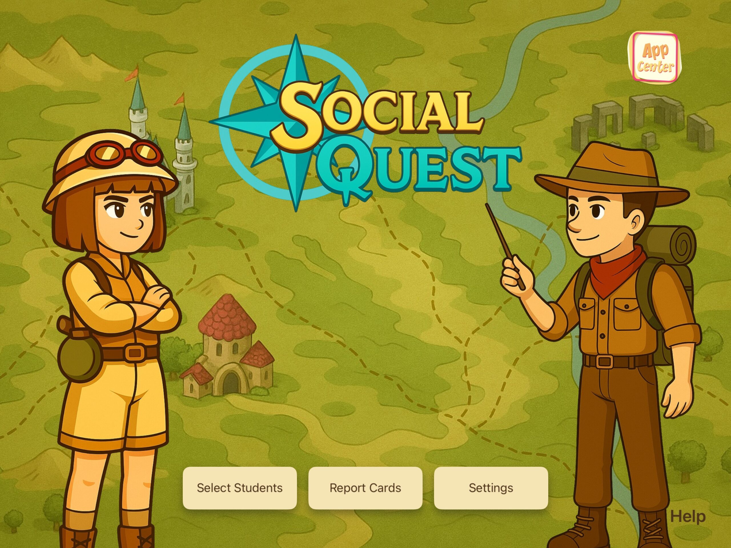 Social Quest on iPad Pro