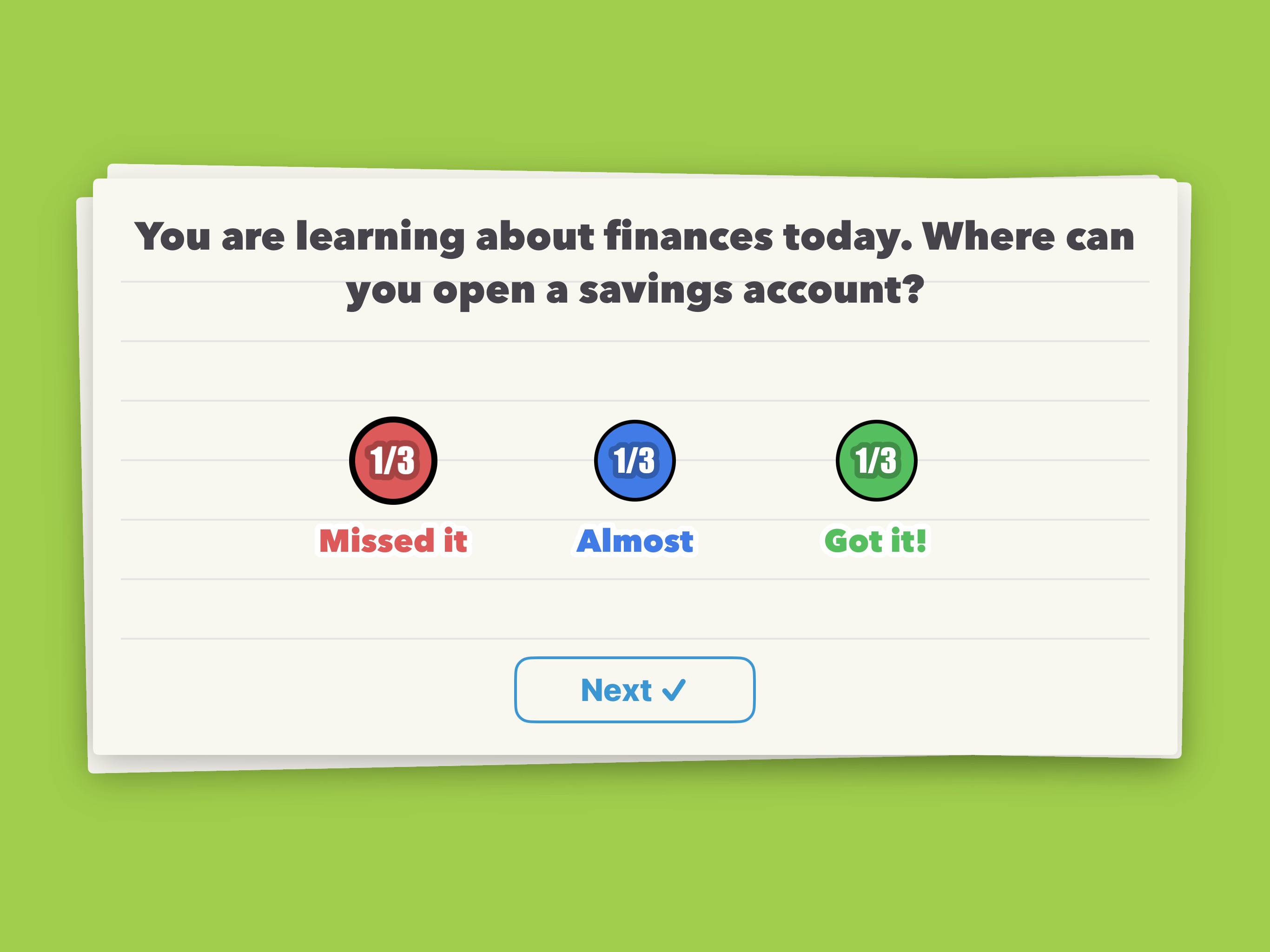 Financial Literacy Reasoning