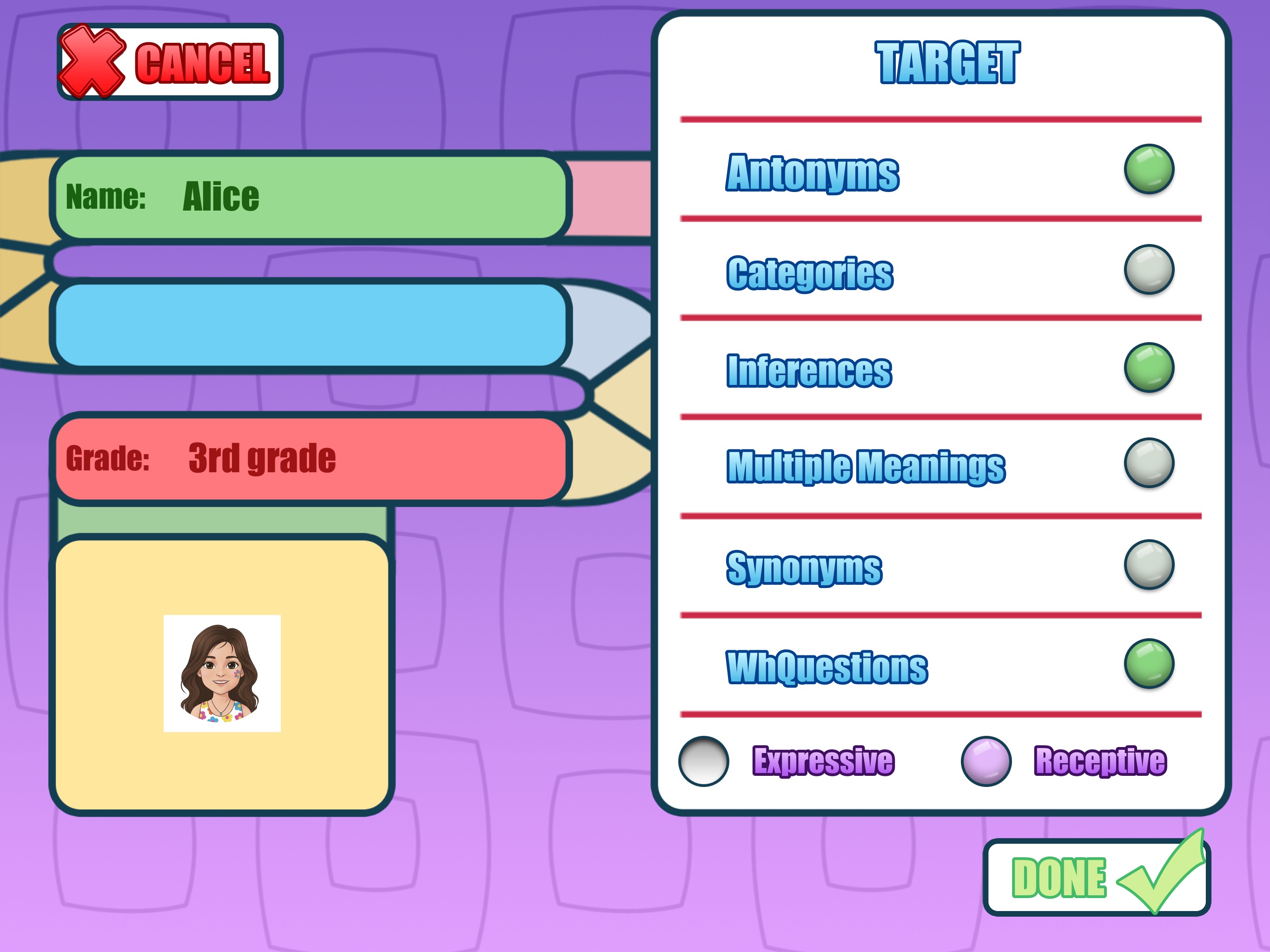 Student Profile Setup
